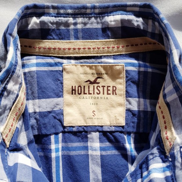 🔵 3/$30 - Hollister Short Sleeve Button Shirt - Picture 5 of 6